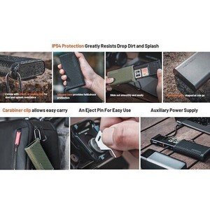 PGYTECH CFexpress CreateMate Card Reader Type A/SD(Moss Green) - Thumbnail