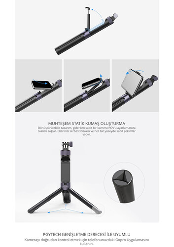 PGYTECH Hand Grip & Tripod for Action Camera (P-GM-104)