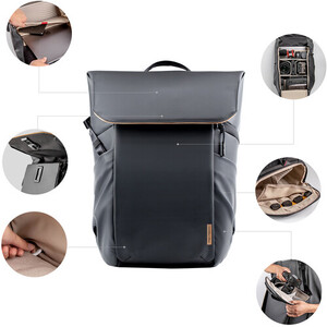 Pgytech - PGYTECH OneGo Air Backpack 20L Sırt Çantası (Siyah) (1)