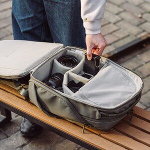 PGYTECH OneGo Lite Backpack 22L (Matte Black) – P‑CB‑355 Sırt Çantası - Thumbnail
