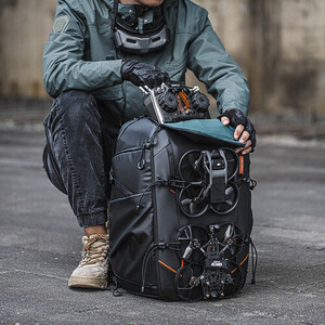 PGYTECH OneMo FPV Backpack 30L Sırt Çantası (Siyah) - Thumbnail