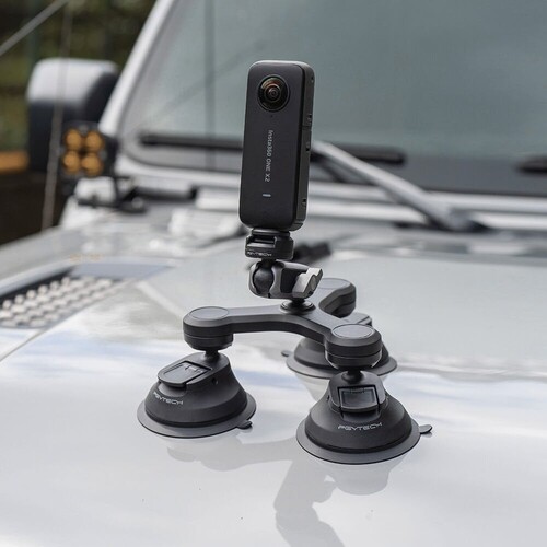 Pgytech P-GM-224 CapLock Three-arm Suction Mount 3 Kollu Vantuz