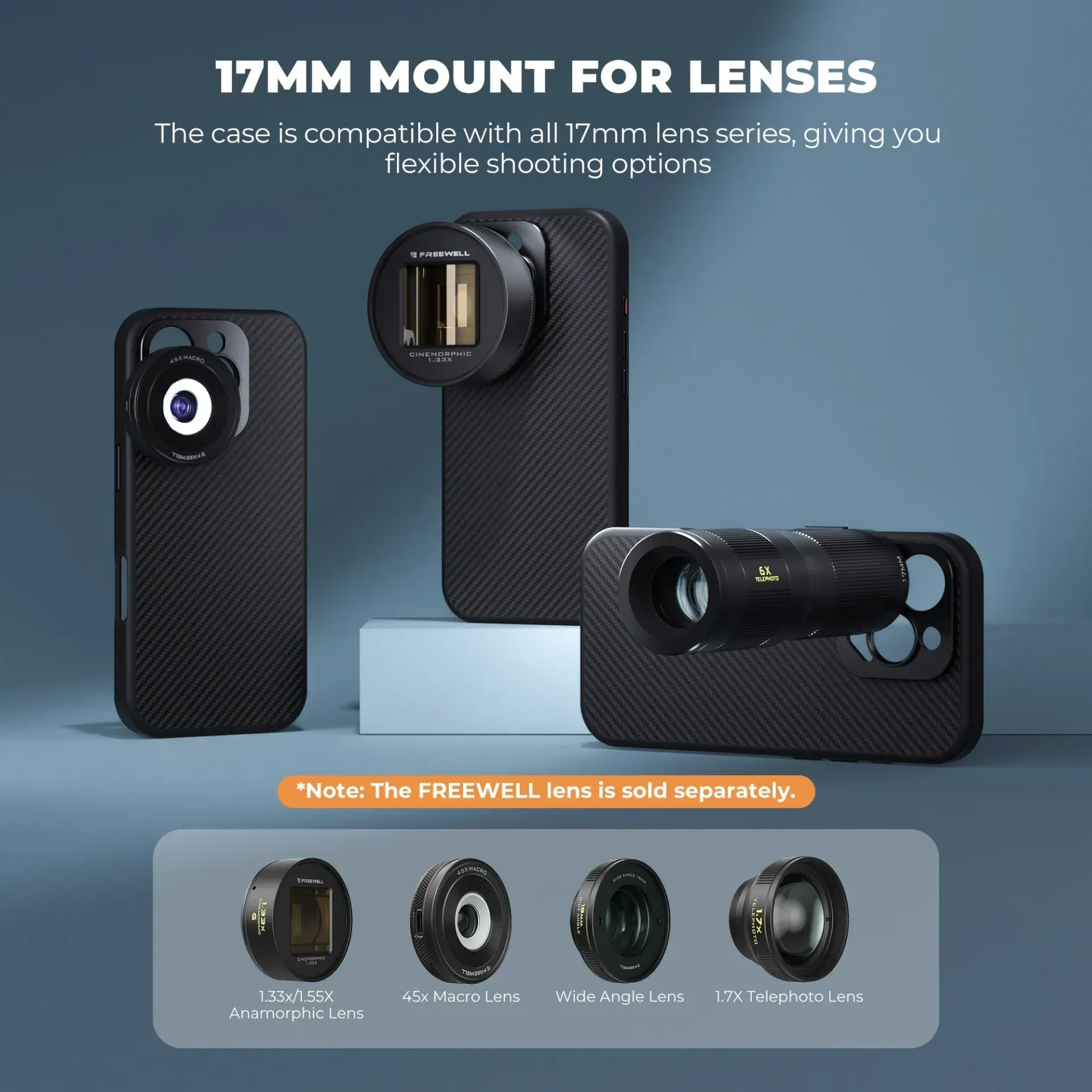 Freewell - Pro Filmmaker iPhone Case IPHONE 16 PRO MAX - 17MM MOUNT (1)