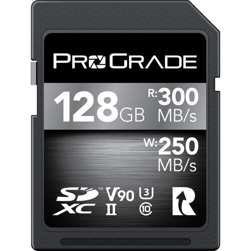 ProGrade 128GB 300MB/s SDXC UHS-II V90 Hafıza Kartı