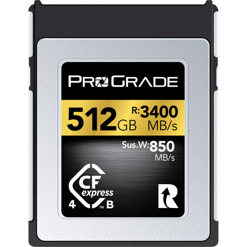 ProGrade Digital 512GB CFexpress 4.0 Type B Gold Hafıza Kartı