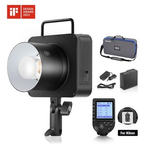 Neewer - Neewer Q4 400W Akülü Flaş + QPRO-S Tetikleyici