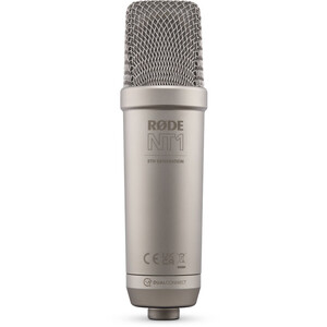 Rode NT1 5th Generation Stüdyo Kondenser XLR/USB Mikrofon (Gümüş) - Thumbnail