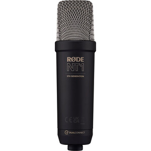 Rode NT1 5th Generation Stüdyo Kondenser XLR/USB Mikrofon (Siyah) - Thumbnail