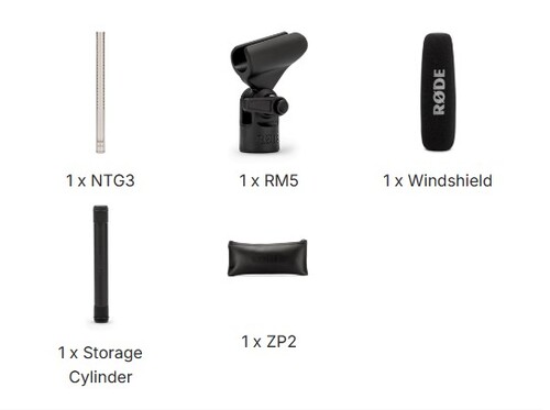 RODE NTG-3 Mikrofon (Siyah)