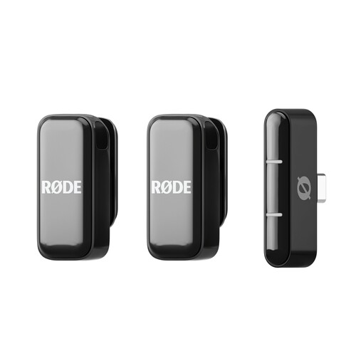 RODE Wireless Micro 2 Kişilik Kablosuz Yaka Mikrofonu (USB-C / Siyah)