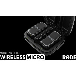 RODE Wireless Micro 2 Kişilik Kablosuz Yaka Mikrofonu (USB-C / Siyah) - Thumbnail