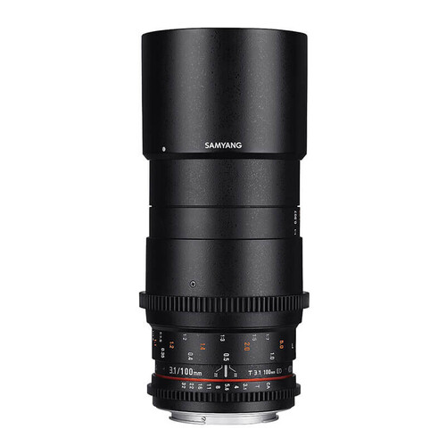 Samyang 100mm T3.1 VDSLR ED UMC Makro Cine Lens (Canon EF)