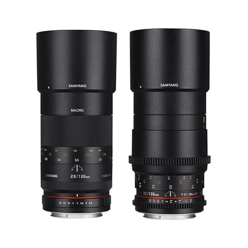 Samyang 100mm T3.1 VDSLR ED UMC Makro Cine Lens (Nikon F)