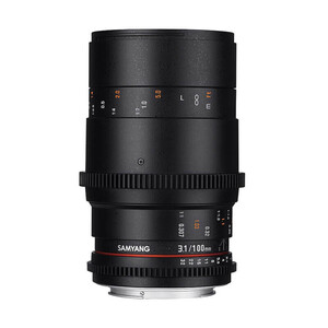 Samyang 100mm T3.1 VDSLR ED UMC Makro Cine Lens (Nikon F) - Thumbnail