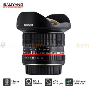 Samyang - Samyang 12mm f2.8 ED AS NCS Balık Gözü Lens