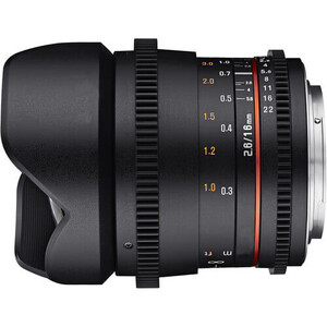 Samyang 16mm T2.6 Full Frame Cine DS Lens - Thumbnail