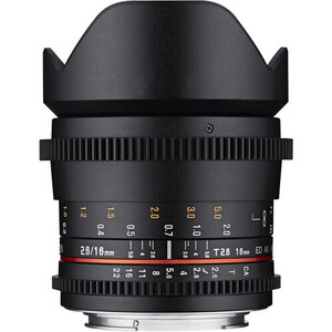 Samyang 16mm T2.6 Full Frame Cine DS Lens - Thumbnail