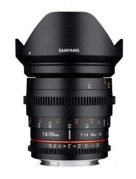 Samyang 20mm T1.9 ED AS UMC Cine Lens (FujiFilm X)
