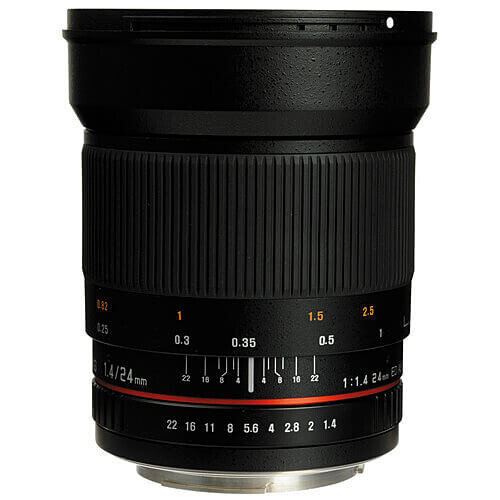 Samyang 24mm f/1.4 ED AS UMC Lens