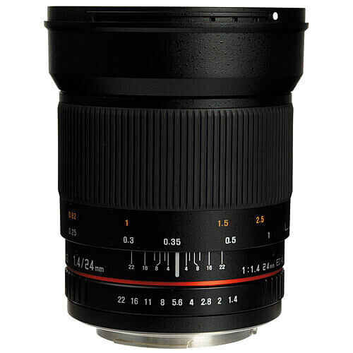 Samyang 24mm f/1.4 Lens (Nikon F)