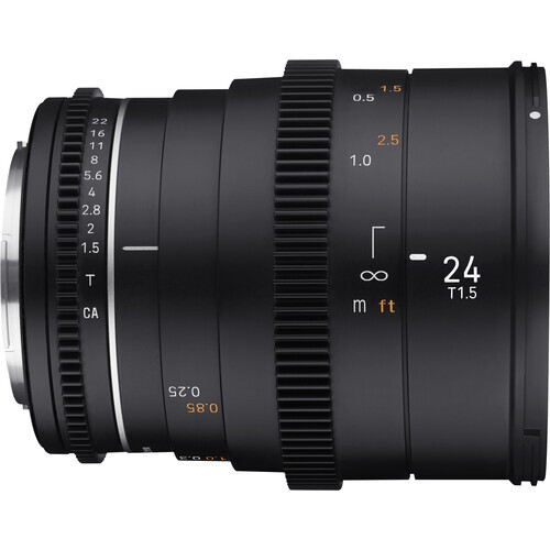Samyang 24mm T1.5 VDSLR MK2 Sinema Lens (Canon EF)