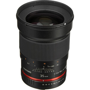 Samyang 35mm f/1.4 AE Canon Full Frame Lens - Thumbnail
