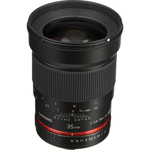 Samyang 35mm f/1.4 AE Canon Full Frame Lens