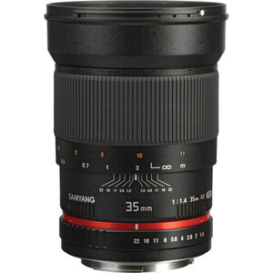 Samyang 35mm f/1.4 AE Canon Full Frame Lens - Thumbnail
