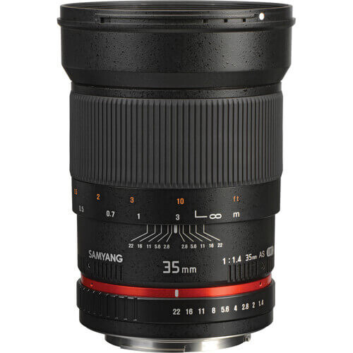 Samyang 35mm f/1.4 AE Canon Full Frame Lens