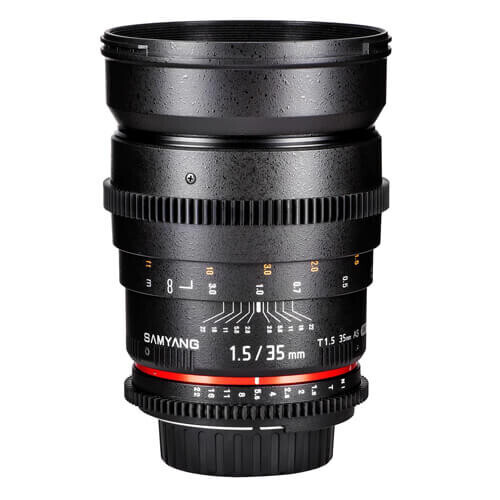 Samyang 35mm T1.5 DSLR Video Lensi