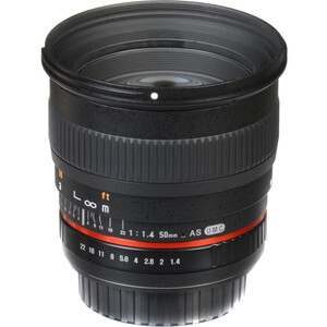 Samyang 50mm f/1.4 AS UMC Lens (Canon EF) - Thumbnail