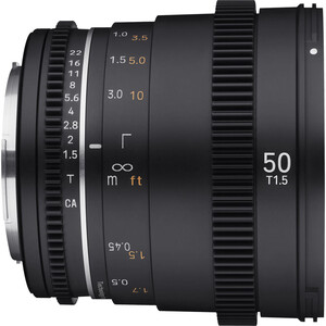Samyang 50mm T1.5 VDSLR MK2 Cine Lens (Canon EF) - Thumbnail