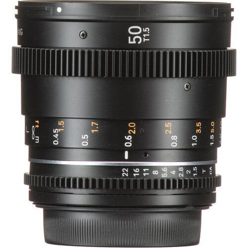 Samyang 50mm T1.5 VDSLR MK2 Cine Lens (Canon RF)
