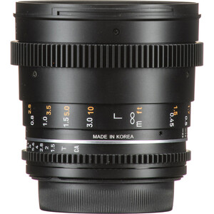 Samyang 50mm T1.5 VDSLR MK2 Cine Lens (Canon RF) - Thumbnail