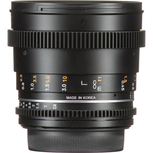 Samyang 50mm T1.5 VDSLR MK2 Cine Lens (Canon RF)