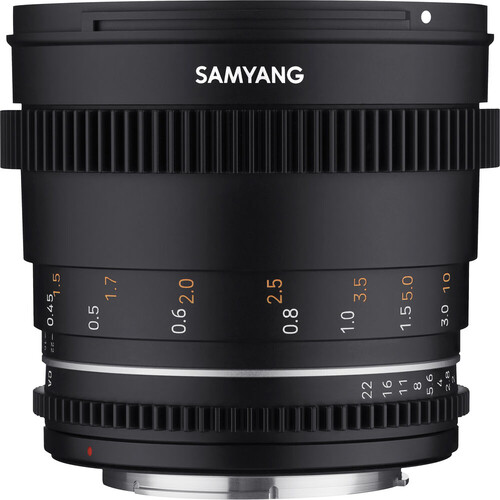 Samyang 50mm T1.5 VDSLR MK2 Cine Lens (Fujifilm X)