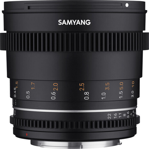 Samyang 50mm T1.5 VDSLR MK2 Cine Lens (MFT)