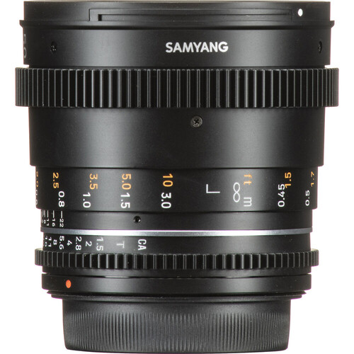 Samyang 50mm T1.5 VDSLR MK2 Cine Lens (MFT)