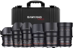 Samyang - Samyang 6'lı Cine Video Lens Seti