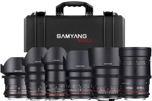 Samyang 6'lı Cine Video Lens Seti - Thumbnail