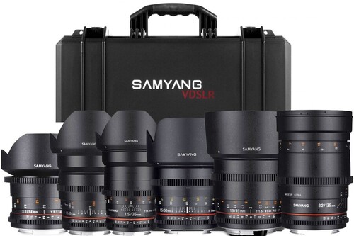 Samyang 6'lı Cine Video Lens Seti