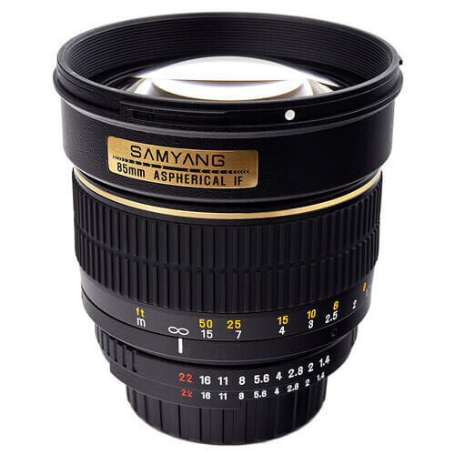 Samyang 85mm f/1.4 IF MC Lens