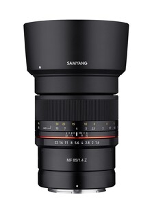 Samyang 85mm f/1.4 MF-Nikon Z Mount Lens - Thumbnail
