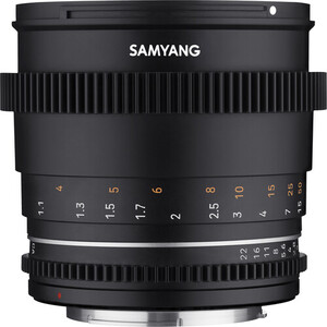 Samyang 85mm T1.5 VDSLR MK2 Cine Lens (Canon EF) - Thumbnail