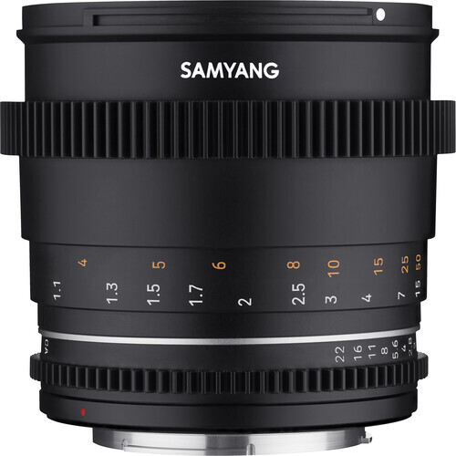 Samyang 85mm T1.5 VDSLR MK2 Cine Lens (Canon EF)