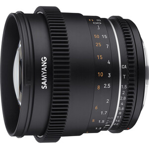 Samyang 85mm T1.5 VDSLR MK2 Cine Lens (Canon EF) - Thumbnail