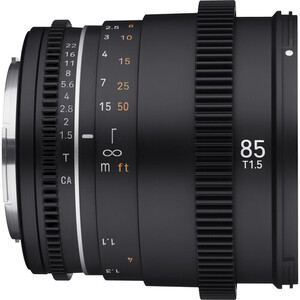 Samyang 85mm T1.5 VDSLR MK2 Cine Lens (Fujifilm X) - Thumbnail