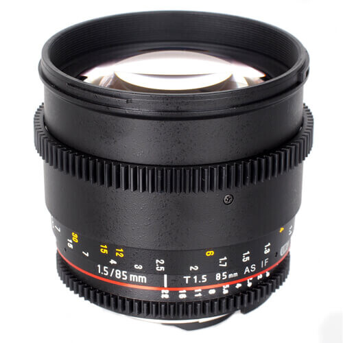 Samyang 85mm T1.5 Video Lens