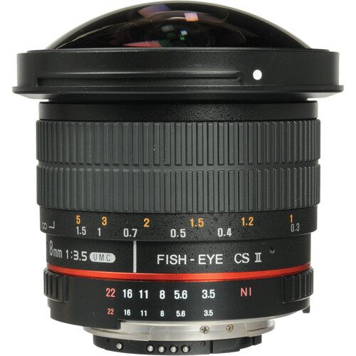 Samyang 8mm f/3.5 HD Balık Gözü Lens (Nikon F)
