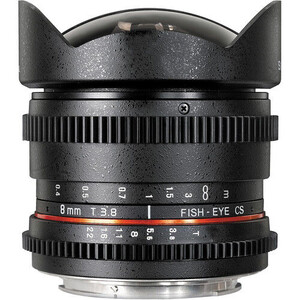 Samyang - Samyang 8mm T3.8 APS-C Balıkgözü (Fisheye) Cine Lens (Sony A)
